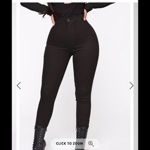 FASHION NOVA super high waist skinnies